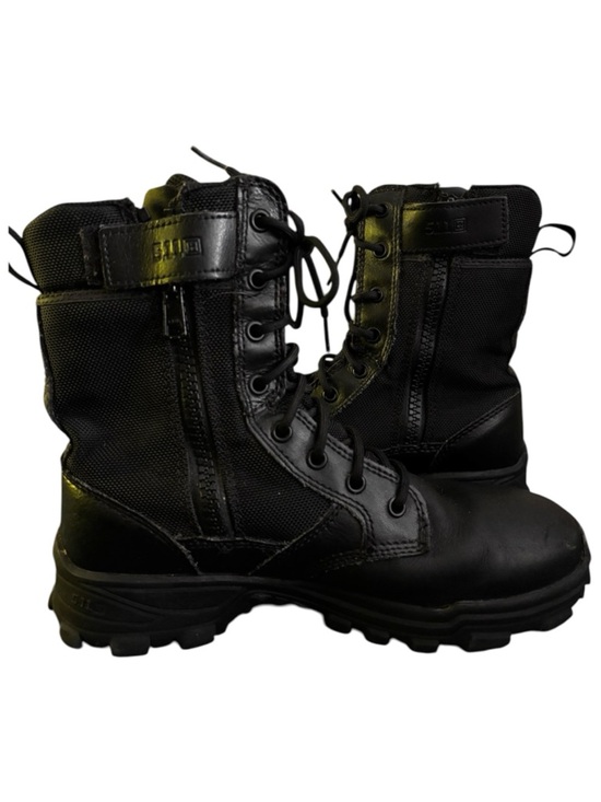 Heavy Duty 5.11 Tactical Goth Black All Season Combat Boots | Size 8.5 main image 7